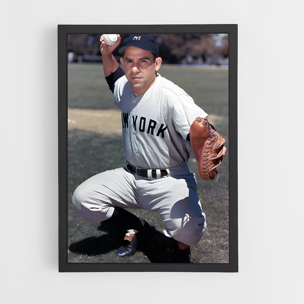 Poster Yogi berra – affiche Baseball (vue 2)